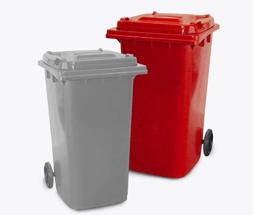 سطل زباله پلاستیکی چرخدار صنعتی